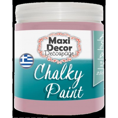 Χρώμα Κιμωλίας 250ml Maxi Decor Chalky 518 Σάπιο Μήλο_CH518250